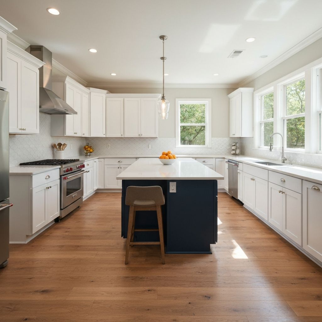Beautiful modern kitchen remodel by Castilleja Construction in Austin Texas